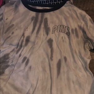 Cropped Victoria secret pink shirt